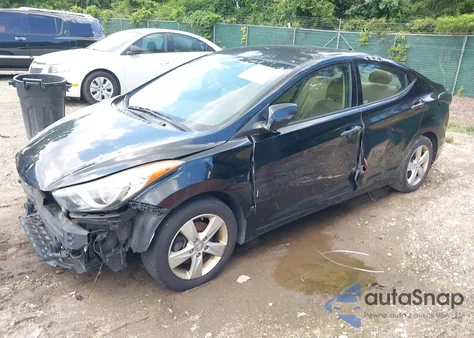2013 Hyundai Elantra Gls from USA, damaged, VIN 5NPDH4AE2DH292092